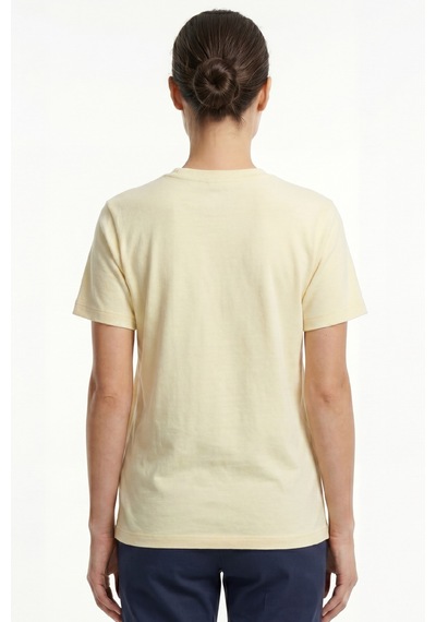Goffra Kadın Vision Bisiklet Yaka Premium Kalite Yoğun Dokulu Pamuklu T-shirt Sarı W101-r0220-03 Goffra Kadın Vision Bisiklet Yaka Premium Kalite Yoğun Dokulu Pamuklu T-shirt Sarı W101-r0220-03