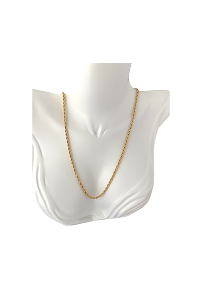Bili Accessories Burgu Zincir Kolye 3 MM