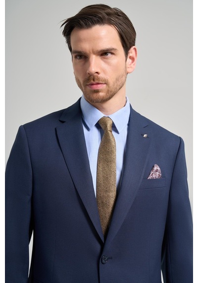 İmza Kendinden Desenli Bez Ayağı Mono Yaka Tam Astar Esnek 4 Drop Comfort Fit Takım Elbise 1001250169 Lacivert İmza Kendinden Desenli Bez Ayağı Mono Yaka Tam Astar Esnek 4 Drop Comfort Fit Takım Elbise 1001250169 Lacivert