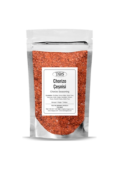 Tos The Organic Spices Chorizo Çeşnisi 500 G