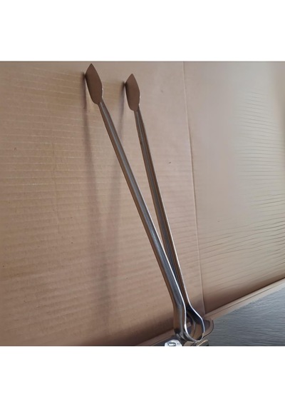 Klasik Metal Mangal Maşası 36 Cm-32 Cm-27 Cm Uzun-kısa Boy Çelik Yemek Barbekü Izgara Kömür Köz 36 Cm - 1 Adet Sku: Smg8690010532305