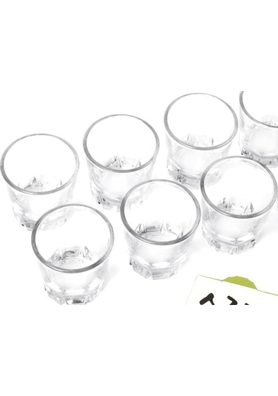 Cam 2'li Konik Shot Bardağı Soju Shot Bardakları Seti Aşk