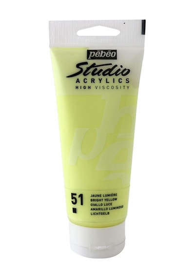 Pebeo Studio Akrilik Boya Bright Yellow 100 Ml 831/51