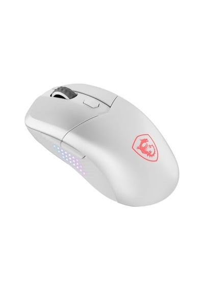 Msı Gg Versa 300 Elıte Wıreless Whıte 65 Gram Gamıng Mouse 26000 Dpı 1000 Hz / 1ms Pıxart Paw-3395dm Omron Mıcro Swıtch Rgb Led