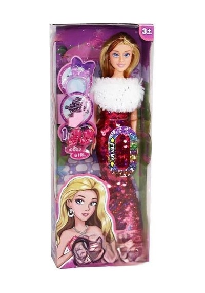 Sh40688 Kut.princess Pullu Kıyafet Bebek
