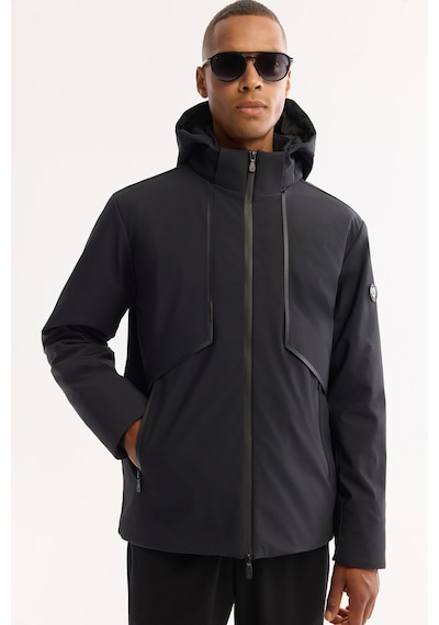 Avva Erkek Siyah Kapüşonlu Su İtici Rüzgar Geçirmez Hafif Mevsimlik Regular Fit Mont A52y6080 Avva Erkek Siyah Kapüşonlu Su İtici Rüzgar Geçirmez Hafif Mevsimlik Regular Fit Mont A52y6080