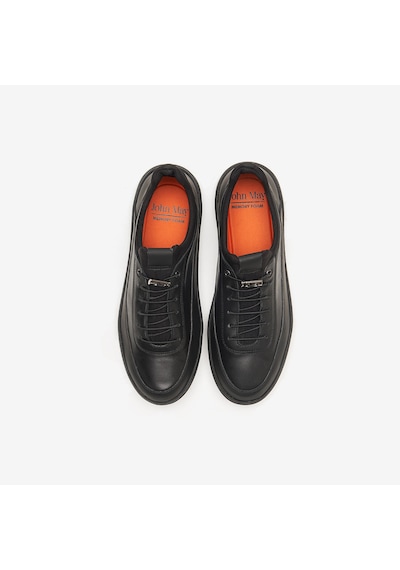 Black Matt + Black Safari + Black Stretch Sneaker Erkek Ka-26y-alfa7708 John May siyah