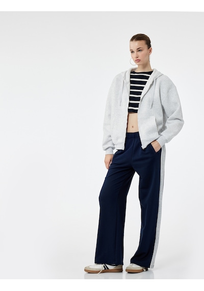 Koton Şardonlu Uzun Kollu Kapüşonlu Kanguru Cepli Oversize Fermuarlı Sweatshirt Kar Melanj 6wal10130ık Gri Melanj Koton Şardonlu Uzun Kollu Kapüşonlu Kanguru Cepli Oversize Fermuarlı Sweatshirt Kar Melanj 6wal10130ık Gri Melanj