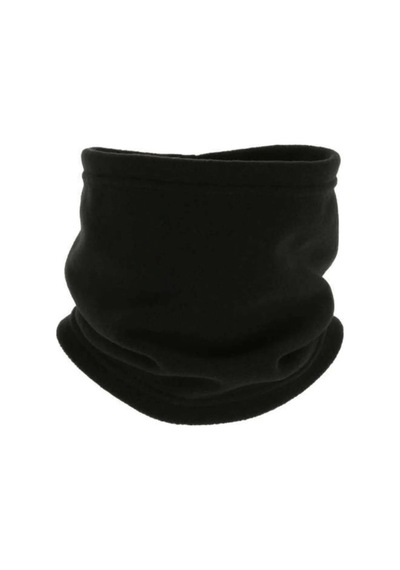 Emybox Kışlık Termal Polar Unisex Soğuk Geçirmez Polar Eldiven Boyunluk Erkek Ve Kadın İçin 2'li Set Siyah