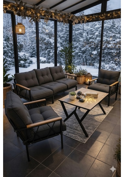 Ard & Garden Miray 311 Masalı Antrasit Fermuarlı Bahçe Balkon Takımı, Salon, Teras- Berjer Düğmeli Metal Çay Seti Antrasit Ard & Garden Miray 311 Masalı Antrasit Fermuarlı Bahçe Balkon Takımı, Salon, Teras- Berjer Düğmeli Metal Çay Seti Antrasit