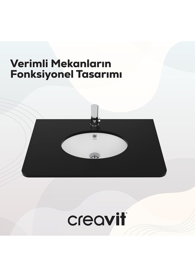 Creavit Tezgah Altı Lavabo 33 43 Cm Beyaz Tp211-00cb00e-0000