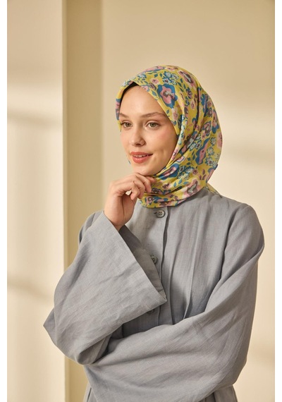 Silk Home Soft Eşarp 73090-25 Gök Mavi, Sarı, Pembe, Bebe Mavi