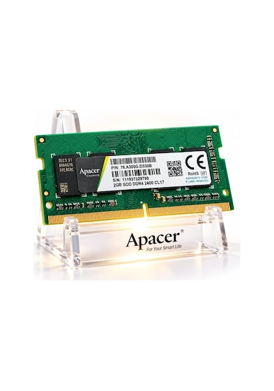 Apacer 2gb Ddr4 2400mhz Cl17 So-dımm 76.a305g.d330b Notebook Laptop Ram