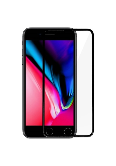 Uray Store Apple iPhone Uyumlu 7 Plus 18d Cam Ekran Koruyucu - Beyaz