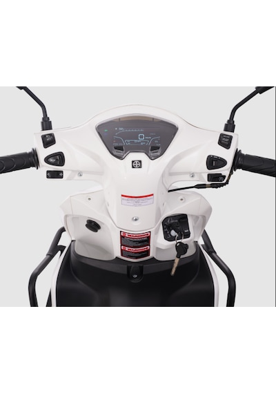 Arora Boss 50 CC Benzinli Scooter Motosiklet Beyaz