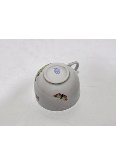Herend 1726-2 El Boyama Porselen Çay Fincanı Çok Renkli
