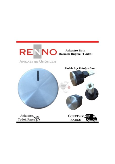 Renno Ankastre Firin Basmali Düğme - 395773782