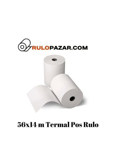 56x14 Termal Pos Rulosu 100 Adet