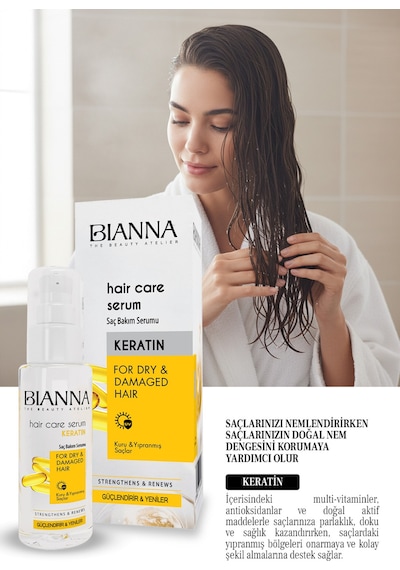 Keratin Saç Bakım Serumu 75 ML