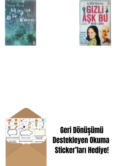 Hayat Bir Kere + Gizli Aşk Bu + Okuma Sticker'ları