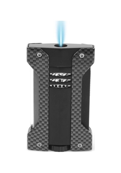 Conquistador 1li Torch Siyah/karbon Metal Puro Çakmağı 8001ct