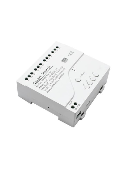 Tuya Wifi Dc 7-32v 4 Kanal Kuru Kontak Çıkışlı Akıllı Röle 4CH WiFi