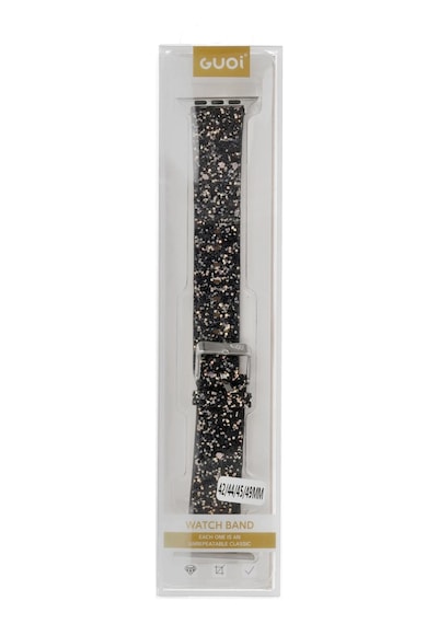 Newface - 35 - Apple Watch 38mm Starry Taşlı Kordon - Edntrend - - Siyah