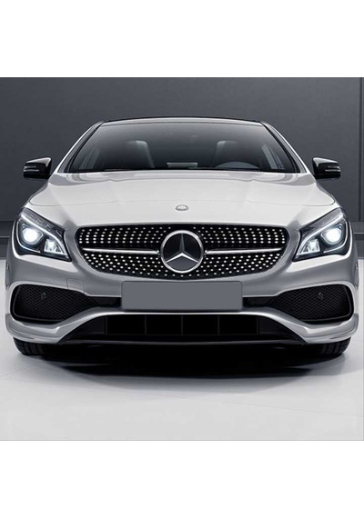 Mercedes W117 Cla Diamond Ön Panjur Izgara 2016-2018 Makyajlı