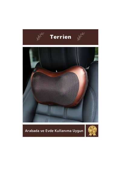 Terrien Smart Seri Arabada Evde Kullanılabilen Çok Amaçlı Özel Seri  Portatif Masaj Yastığı Çok Renkli