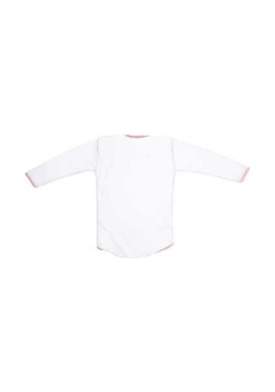 Pamuk Polyester Bebek Zıbını - Pembe Biyeli
