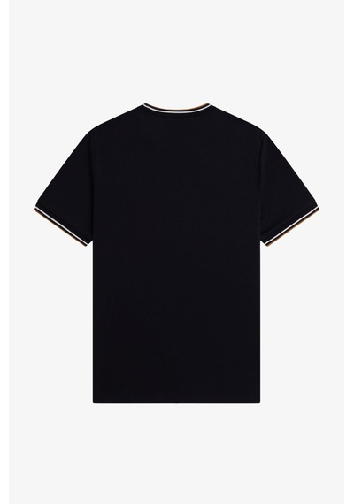 Fred Perry M1588v-p69 Twin Tipped Erkek Tişört Siyah