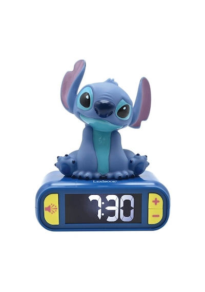 Sesli Ve Işıklı 3d Stitch Dijital Çalar Saat