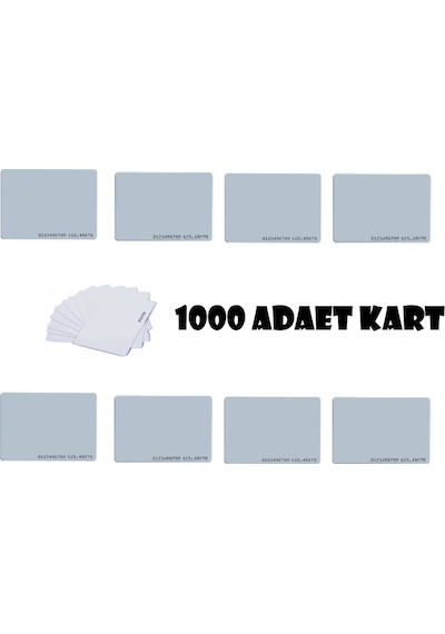 Sonex Manyetik Kart 1000 Adet - Göstergeç Proximity Kart