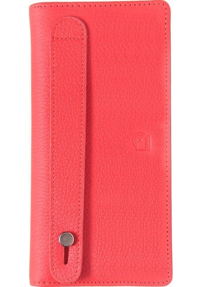 Damy Hakiki Deri Rfıd Korumalı Telefonlu El Portföyü 804 - Kırmızı-Kırmızı