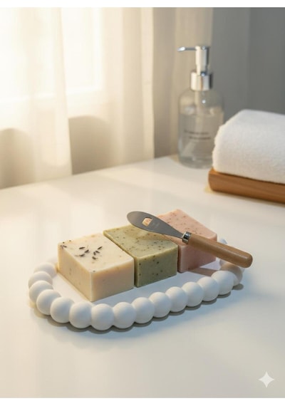 Bernami Mumluk Şamdanpinterest Bubble Oval Tepsi Sunumluk Takı Tabağı Dekor Diğer