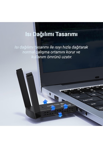 Ad085 1300 Mbps Dual Band 5.8ghz Usb Wireless Adaptör Wifi Alıcı Verici Access Point