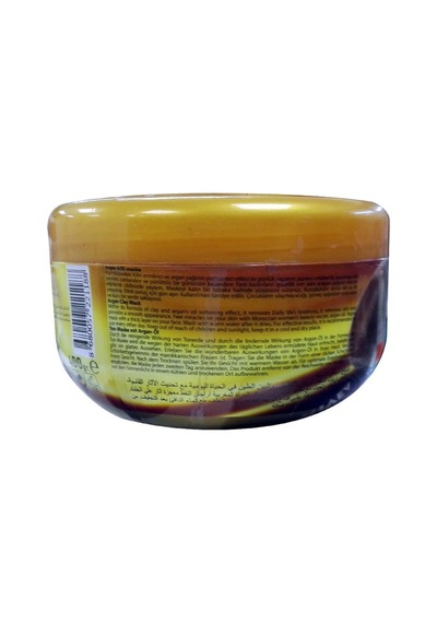 Yüz Kil Maskesi 400ml. Argan Yağlı Yüzmask