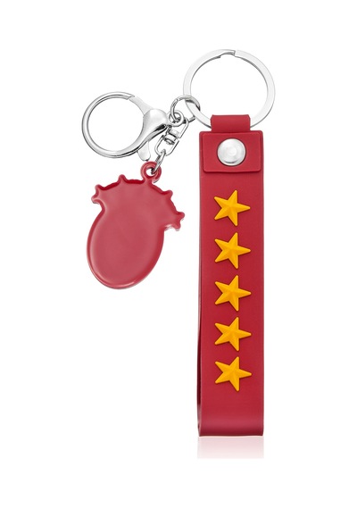 Galatasaray Kırmızı Charm Arma Silikon Anahtarlık Gssıl26011