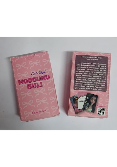Modunu Bul Girly Night Kiz Gecesi , 80 Kartli Eğlenceli Genç Yetişkin Arkadaş Yılbaşı Oyun Kartları