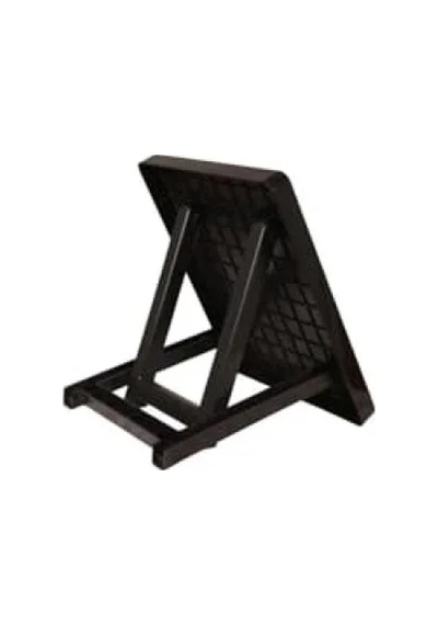 Portatif Plastik Katlanabilir Masa - 40 X 50 Cm Abanoz - Beyaz