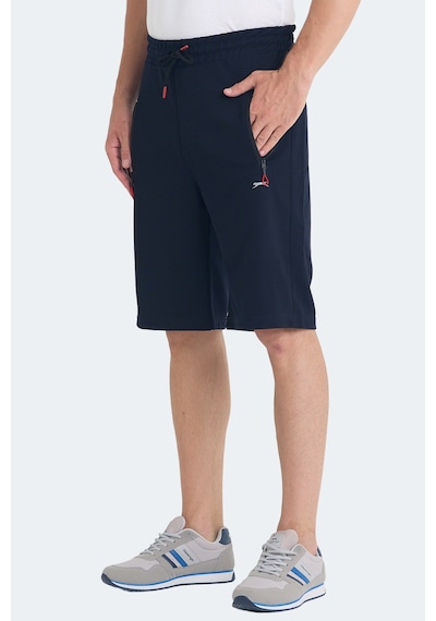 Slazenger Osaku 2 Li Set Erkek Şort Lacivert - Koyu Gri