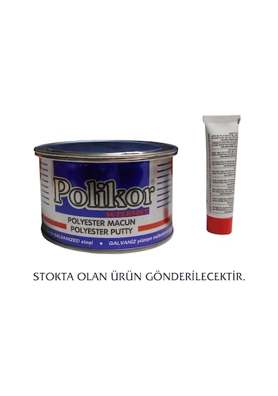 Polikor Polyester Kaporta Macunu 1/2 Kg