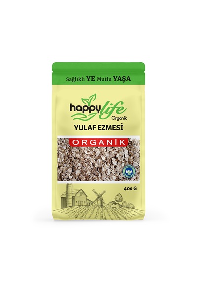 Happy Life Organik Yulaf Ezmesi 400 Gr 400 G