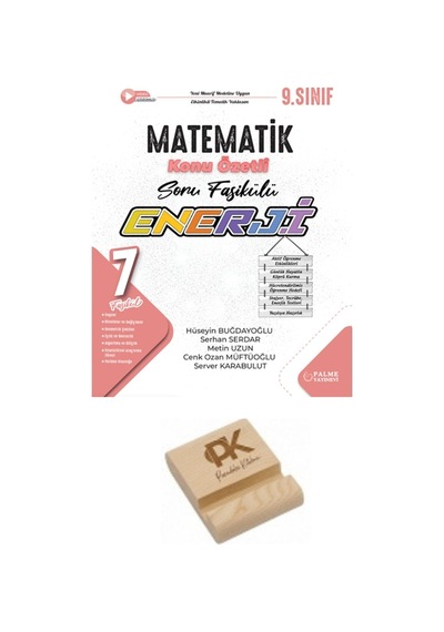 Palme 9. Sınıf Enerji Matematik Konu Özetli Soru Fasikülleri + Telefon Standı