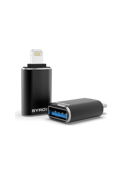 Syrox Dt25ul Lightning - Usb 3.0 Otg Dönüştürücü - Siyah