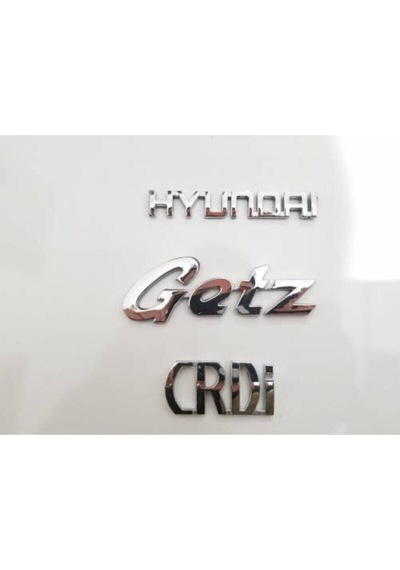 Hyundaı Getz Ve Crdi Uyumlu Bagaj Yazısı Arma 3 Adet-yüksek Kalite