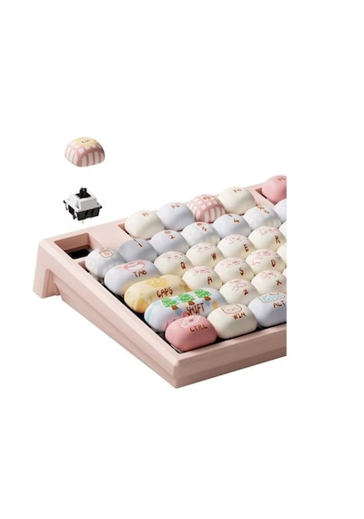 Akko Monsgeek MG108B Piggy Party RGB Kablosuz Mekanik Oyuncu Klavye