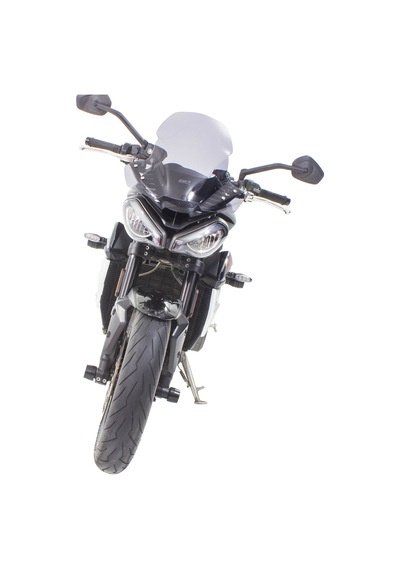 Gp Kompozit Triumph Street Triple 2017-2024 Uyumlu Ön Cam Füme Std