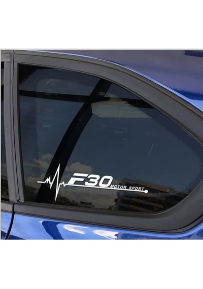 Oto Sticker Bmw F30 Nabız Kalp Atışı Sticker 2 Adet