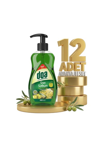 Doa Sıvı El Sabunu Zeytin Çiçeği 12x400 Ml